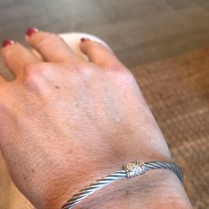 Charcoal/alor bracelet